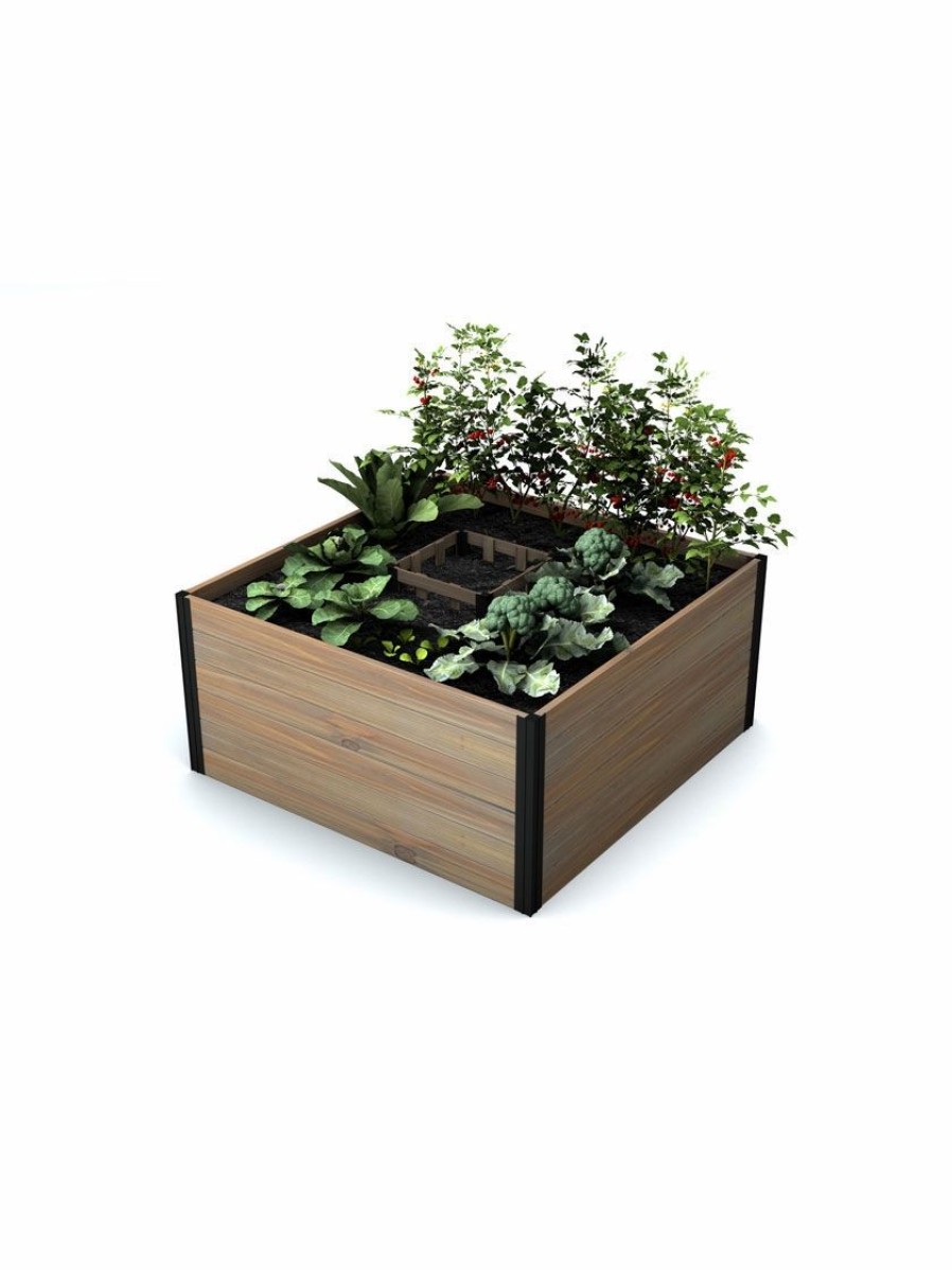 Planters & Raised Beds * | Gsc Vita Mezza Keyhole Garden, 4'X4'