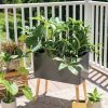 Planters & Raised Beds * | Gsc Ava Self-Watering Rectangular Planter