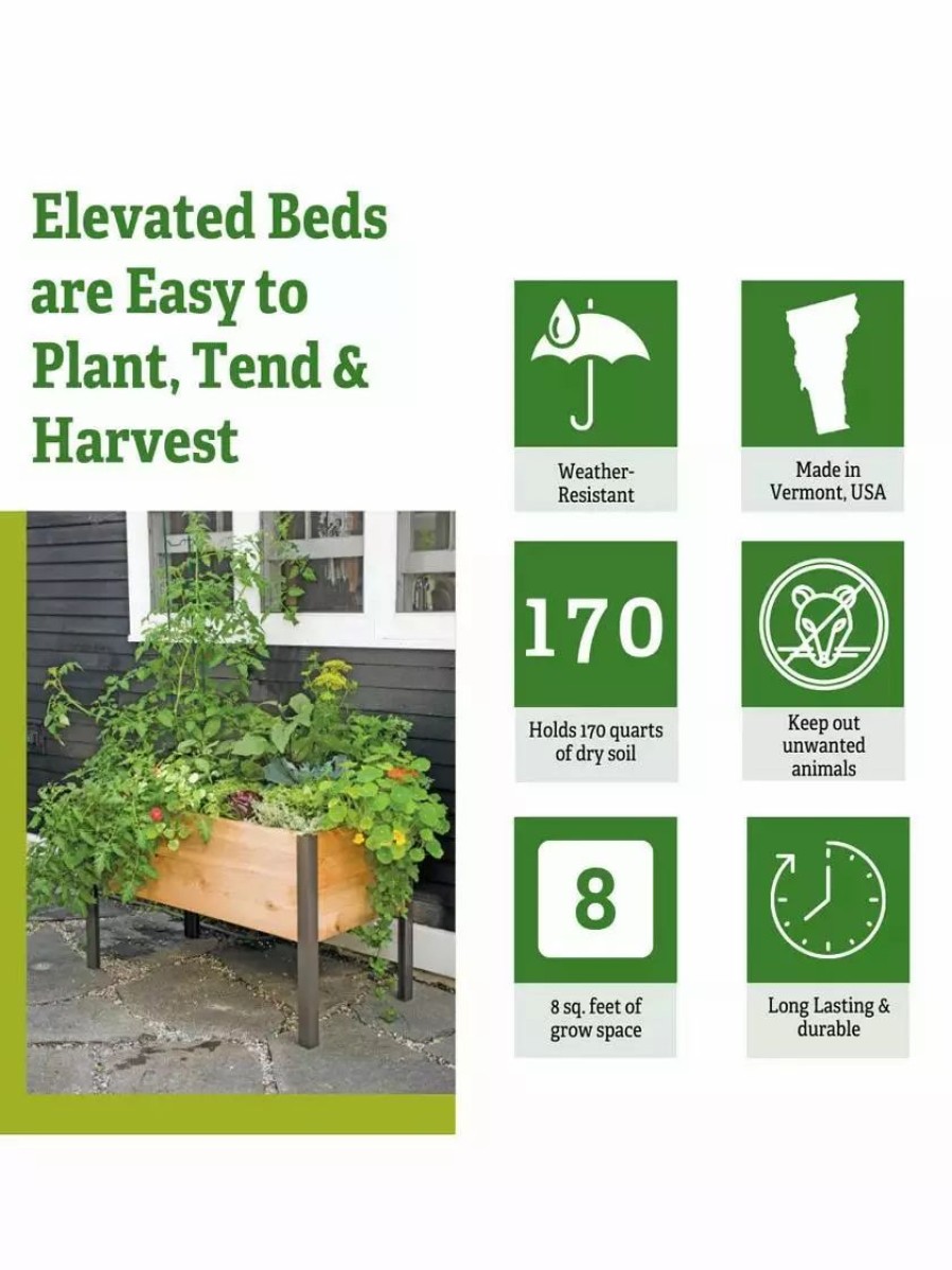 Planters & Raised Beds * | Gsc Elevated Planter Box, 2 X 4