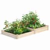 Planters & Raised Beds * | Gsc 2-Tier Pine Raised Garden Bed, 4'X8