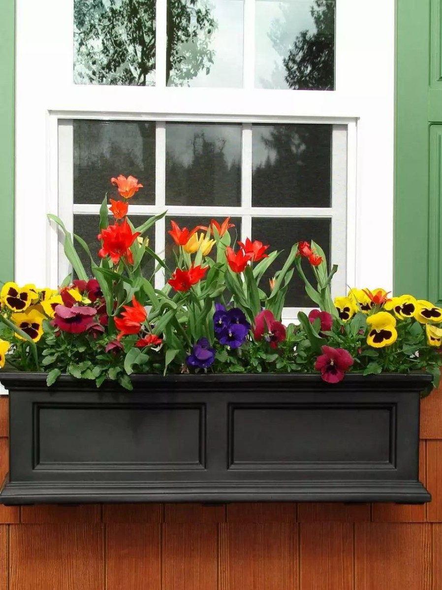 Planters & Raised Beds * | Gsc Fairfield Self-Watering Window Box, 3'