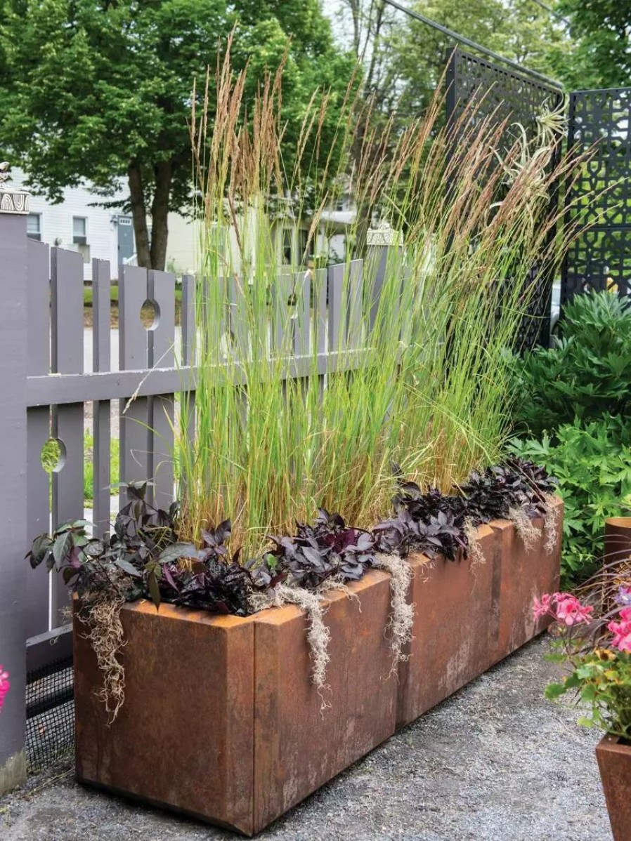 Planters & Raised Beds * | Gsc Corten Steel Modular Raised Bed, 2'X6