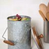 Home & Kitchen * | Gsc Galvanized Compost Pail