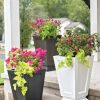 Planters & Raised Beds * | Gsc Kensington Self-Watering Tall Patio Planter, 25