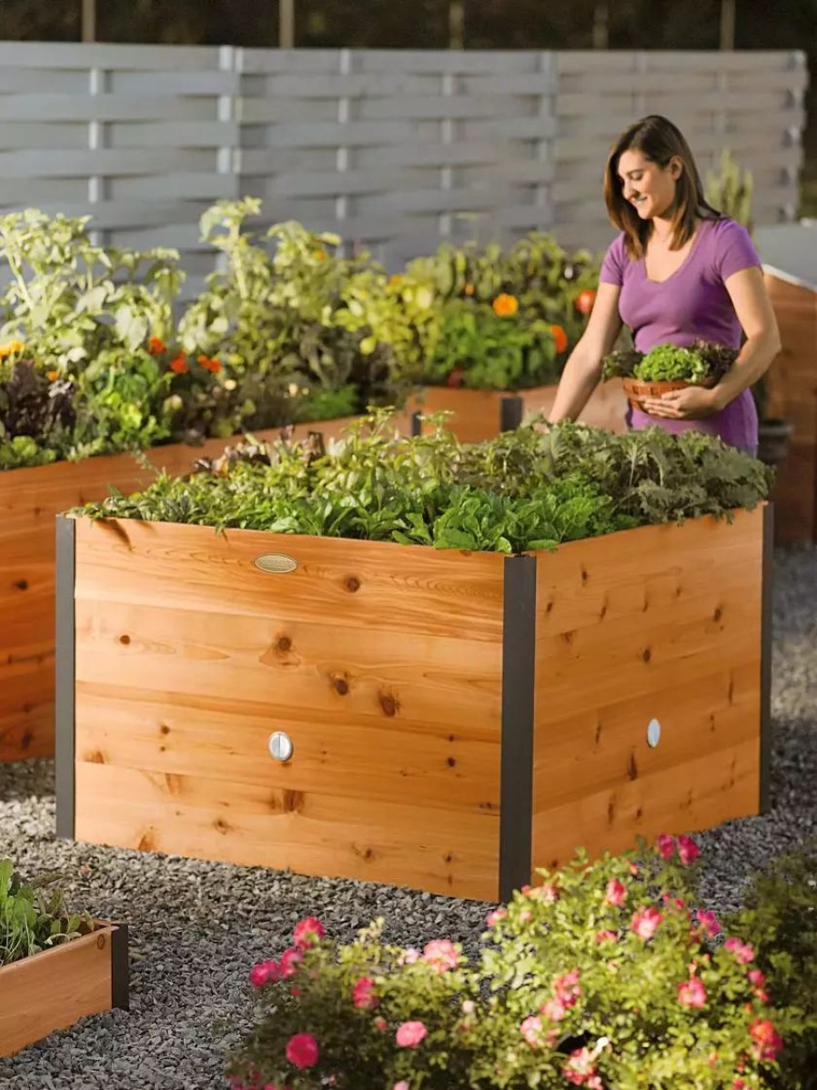 Planters & Raised Beds * | Gsc Elevated Raised Bed, 4 X 4