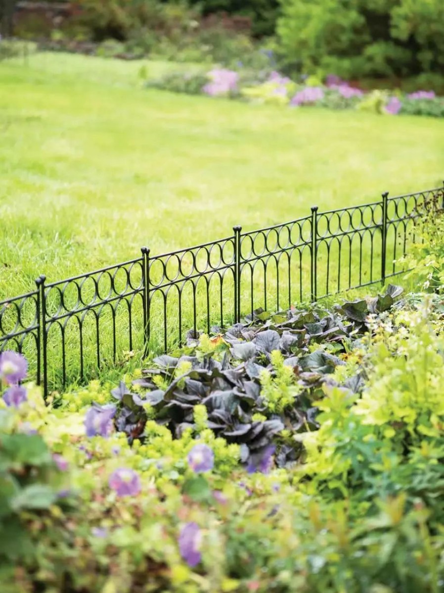 Landscaping Tools & Supplies * | Gsc Oxford Border Edging, Set Of 3 Black