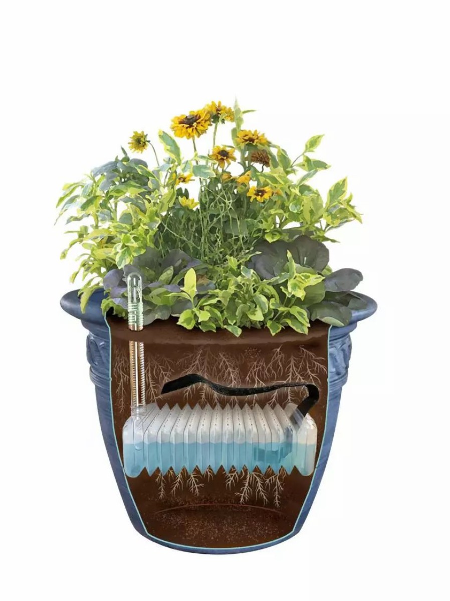 Planters & Raised Beds * | Gsc Adjustable Self-Watering Insert For Pots And Planters