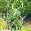 Plant Supports * | Gsc Gardener'S Vertex Lifetime Pepper And Eggplant Cage Natural Aluminum