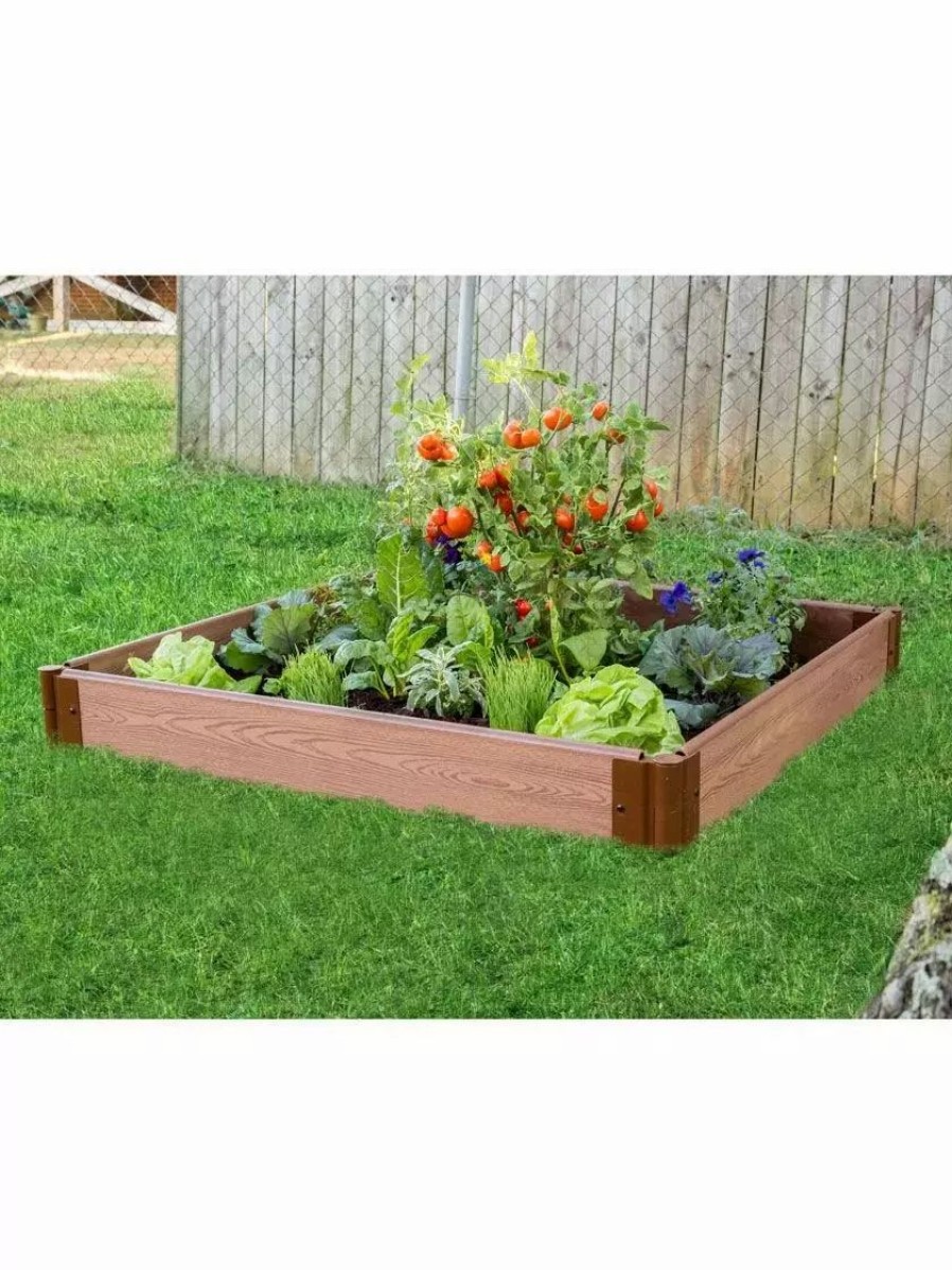 Planters & Raised Beds * | Gsc 5-1/2 Composite Raised Garden Beds With 1 Boards