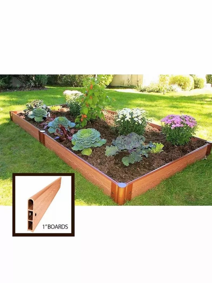 Planters & Raised Beds * | Gsc 5-1/2 Composite Raised Garden Beds With 1 Boards