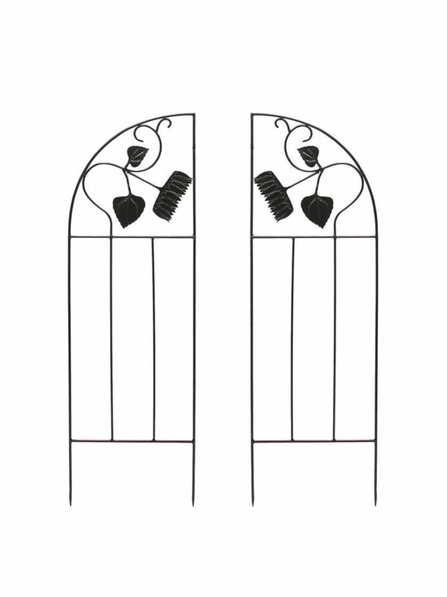 Plant Supports * | Gsc Achla Designs Sunflower Trellis Side Panels, Set Of 2