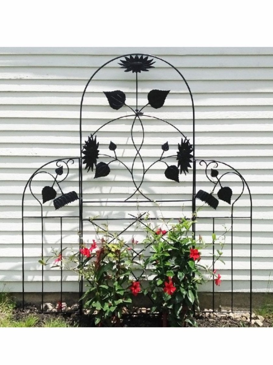 Plant Supports * | Gsc Achla Designs Sunflower Trellis Side Panels, Set Of 2