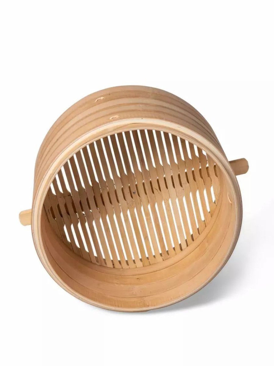 Home & Kitchen * | Gsc Stackable Bamboo Harvest Storage Basket