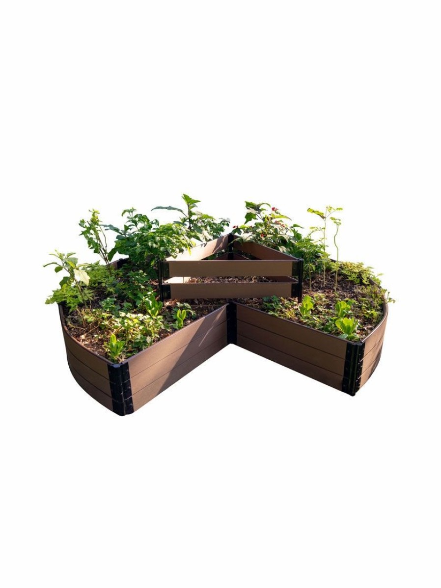 Planters & Raised Beds * | Gsc Circle Keyhole Garden With 1 Boards