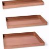 Planters & Raised Beds * | Gsc Essex Plant Stand Trays, Set Of 3