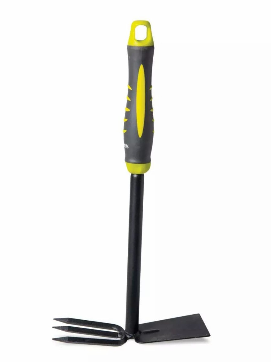 Garden Tools * | Gsc Gardener'S 2-In-1 Short Handle Hoe And Cultivator Green