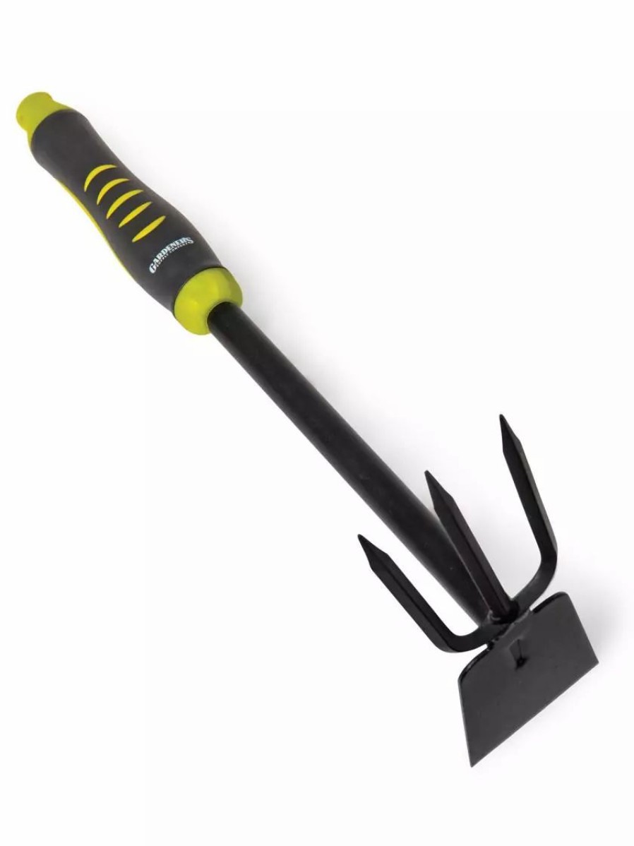 Garden Tools * | Gsc Gardener'S 2-In-1 Short Handle Hoe And Cultivator Green