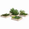 Planters & Raised Beds * | Gsc 2-Tier Pine Raised Garden Bed, 80 Sqft.12'X12