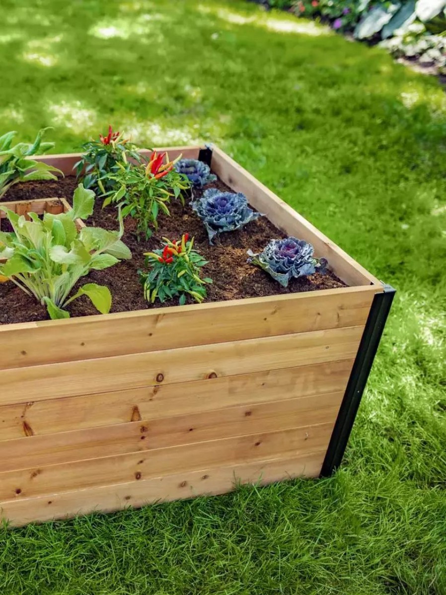 Planters & Raised Beds * | Gsc Vita Mezza Keyhole Garden 3'X5'