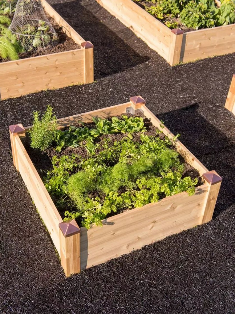 Planters & Raised Beds * | Gsc Copper Cap Raised Beds