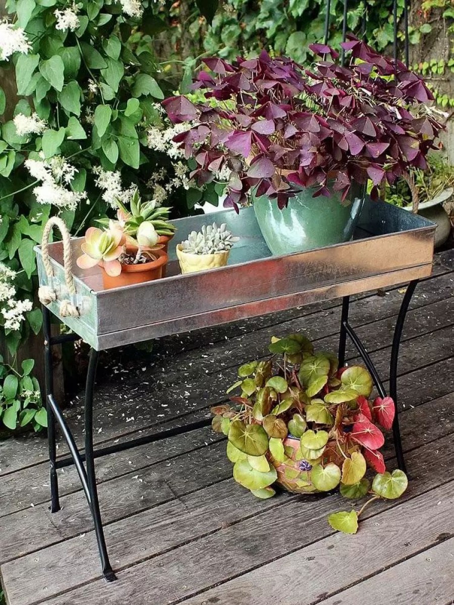 Planters & Raised Beds * | Gsc Achla Designs Trestle Plant Stand