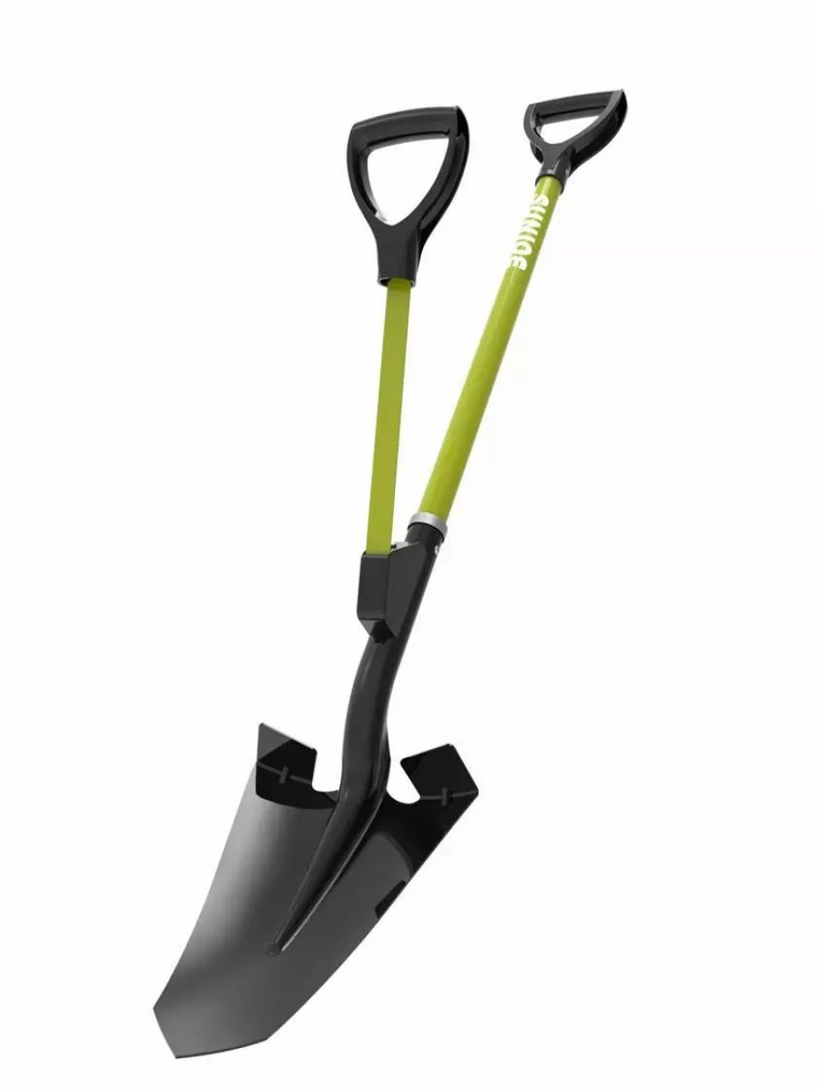 Garden Tools * | Gsc Sun Joe Strain-Reducing Spear Head Digging Shovel