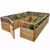 Planters & Raised Beds * | Gsc Garden In A Box Cedar Raised Bed, 8 X 12