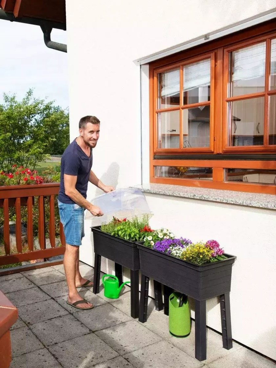 Planters & Raised Beds * | Gsc Urban Balcony Elevated Planter Box