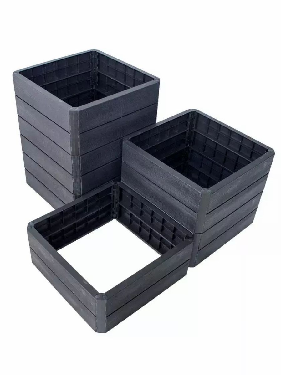 Planters & Raised Beds * | Gsc Ergo Quadro Stacking Raised Beds