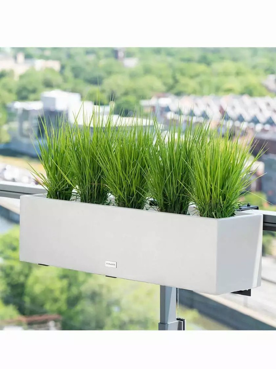 Planters & Raised Beds * | Gsc Veradek Metallic Series Railing Planters