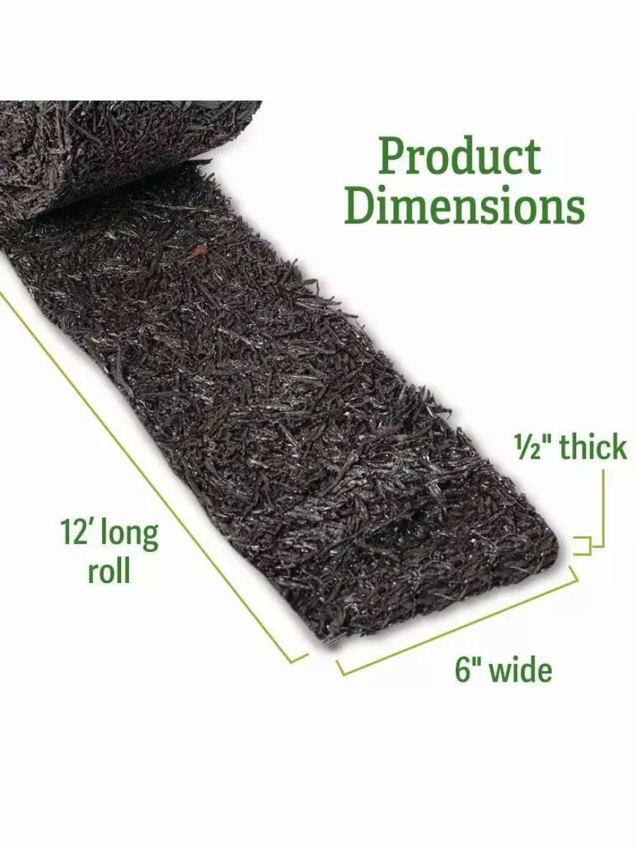 Landscaping Tools & Supplies * | Gsc Recycled Rubber Mulch Edging, 12' X 6"