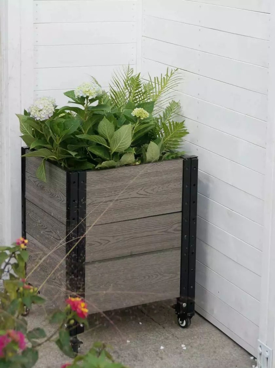 Planters & Raised Beds * | Gsc Mobile Deep Root Corner Planter