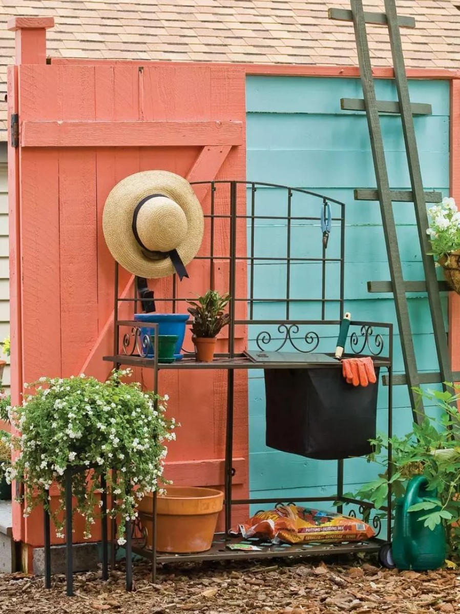 Planters & Raised Beds * | Gsc Panacea Potting Bench With Soil Reservoir