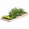 Planters & Raised Beds * | Gsc 3-Tier Pine Raised Garden Bed, 4'X12