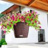 Planters & Raised Beds * | Prp Lechuza Nido Cottage Wicker Hanging Planter