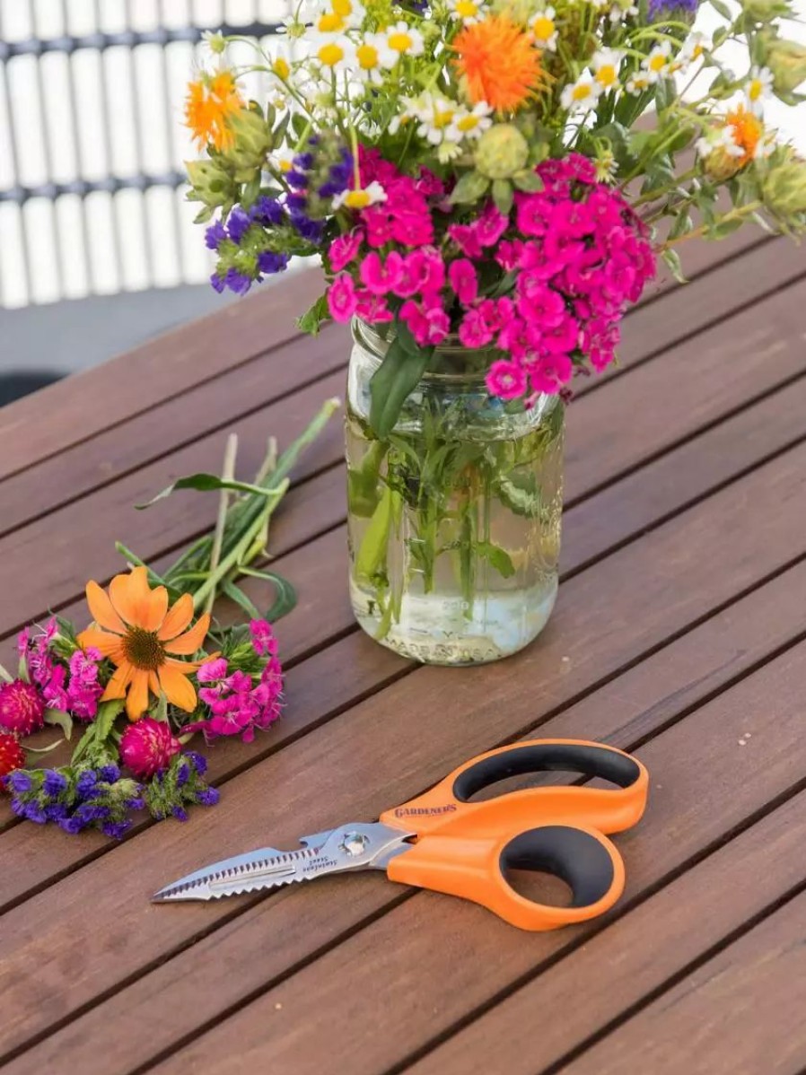 Garden Tools * | Gsc Gardener'S Multi Purpose Scissors Orange